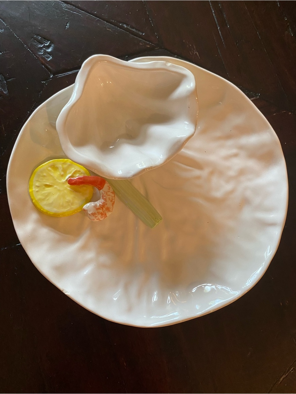 Whimsical Briggs Pottery Serving Platter